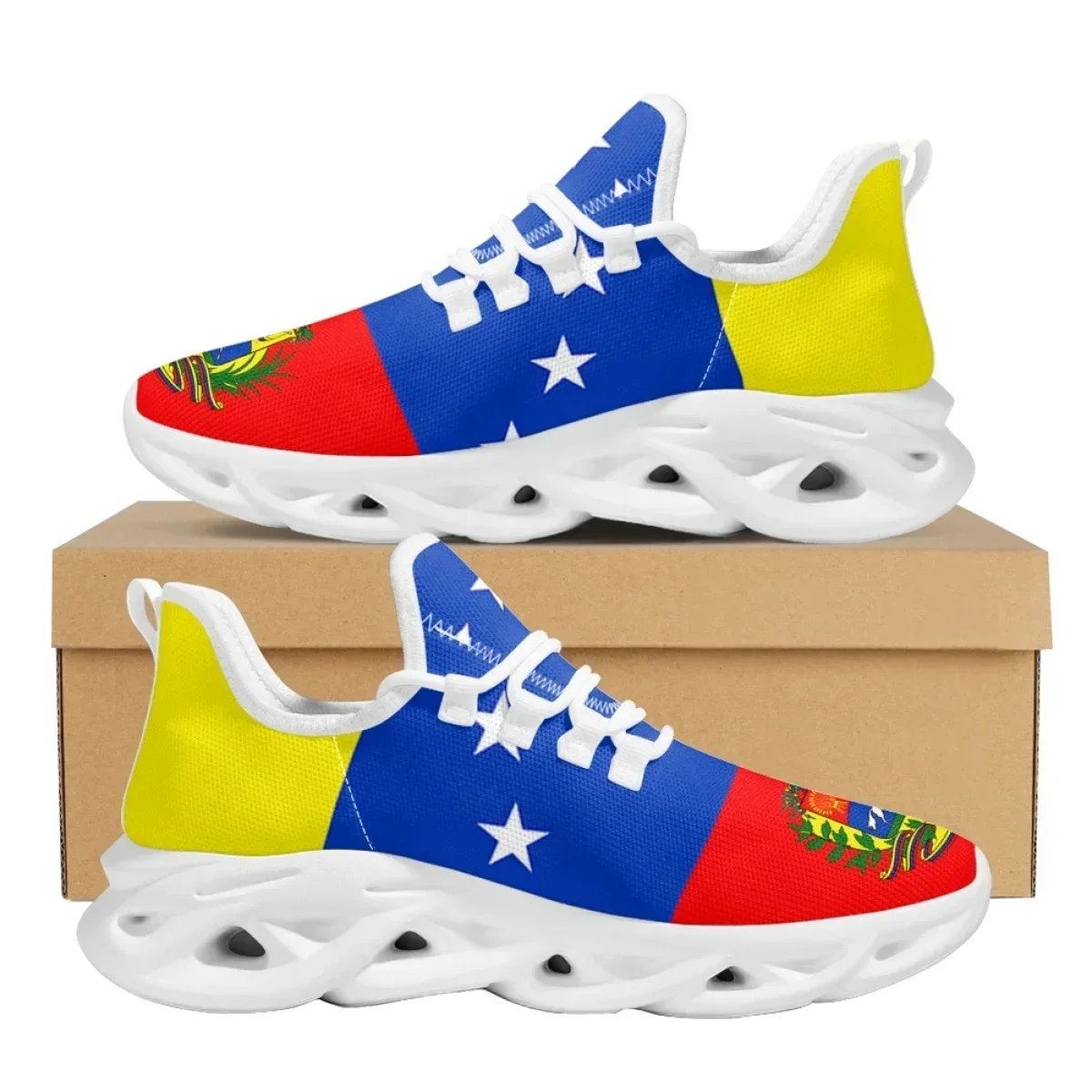 Women Shoes Tennis - Buty sportowe z flagą Wenezueli damskie