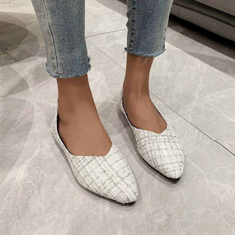 Pointed Toe Flat - Duże Rozmiary Damskie Buty na Wiosnę/Lato