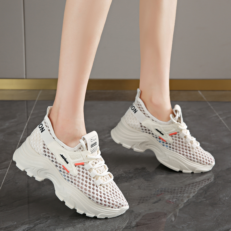 Women'S Shoes Running Sports - Grube Sneakersy Damskie Buty Casual Wiosenno-Jesienne