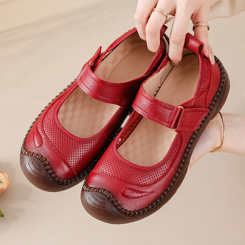 Women'S Shoes In The 90S - Nowe 90s retro czerwone mary jane