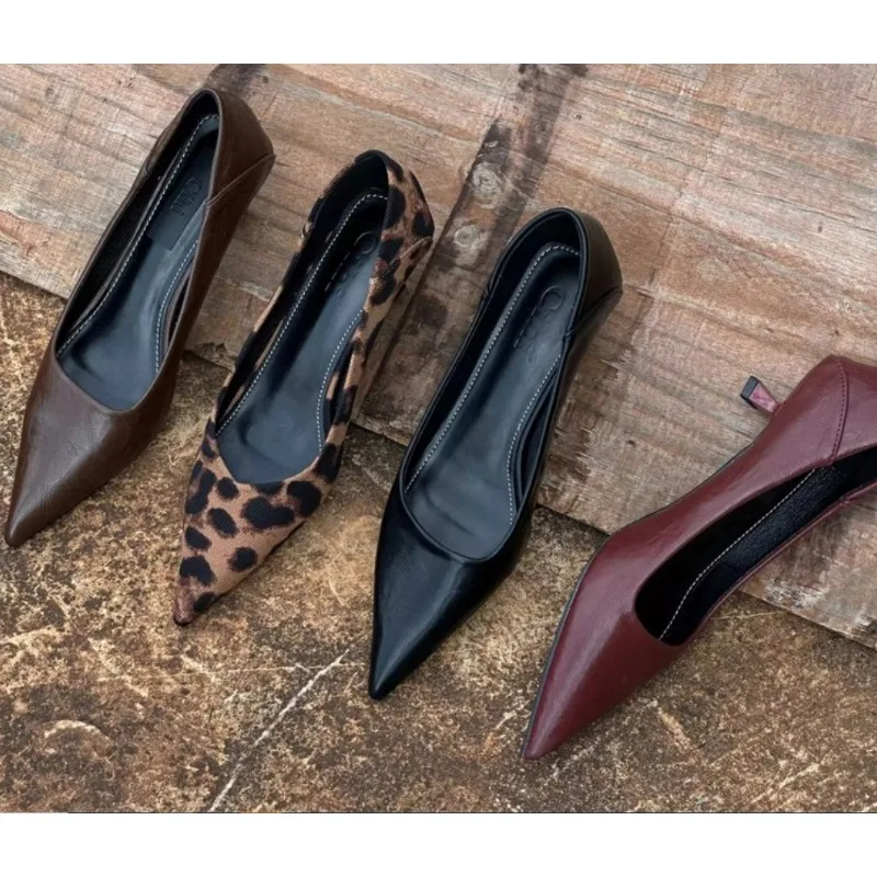 Women'S Heels - 2024 Kobiety Seksowne Wysokie Obcasy Burgundy