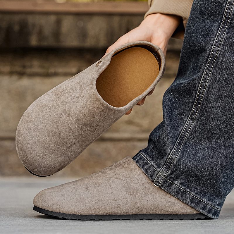 Women'S Shoes With Arch Support - Męskie zamszowe klapki, damskie wygodne buty