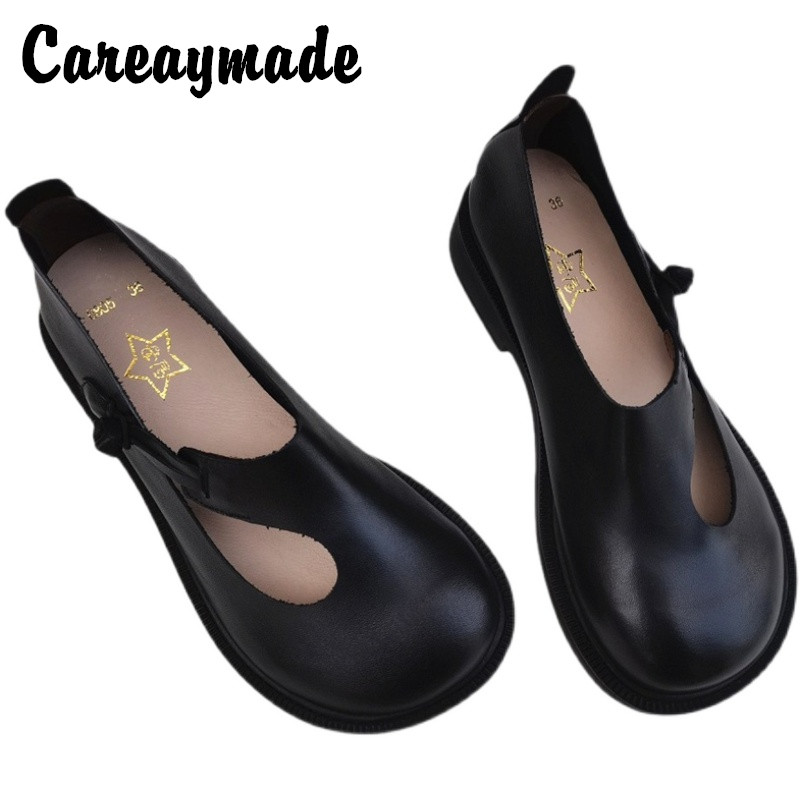 Women'S Heels - Careaymade-oryginalne skórzane duże buty w stylu