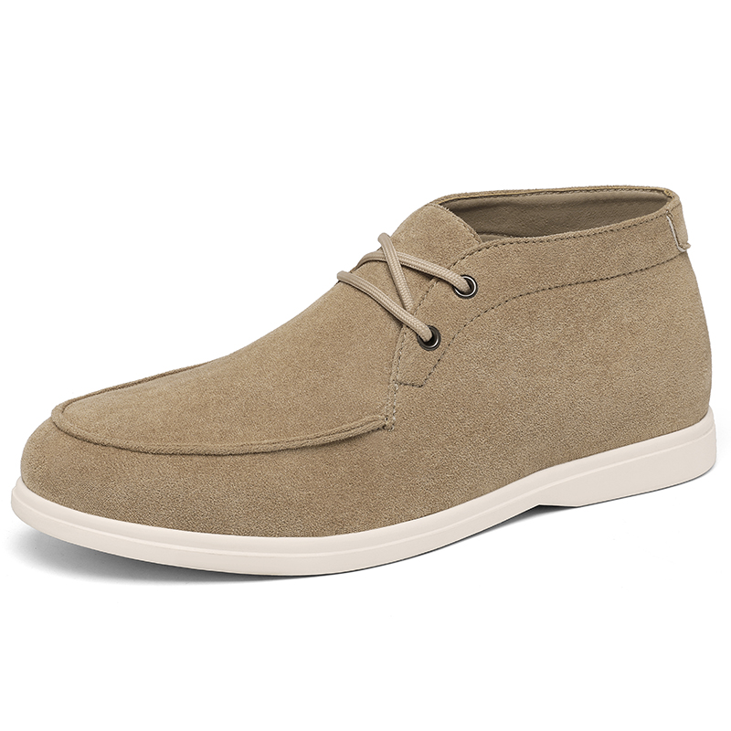 Suede Ankle Boot - Klasyczne brytyjskie botki chukka ze skóry