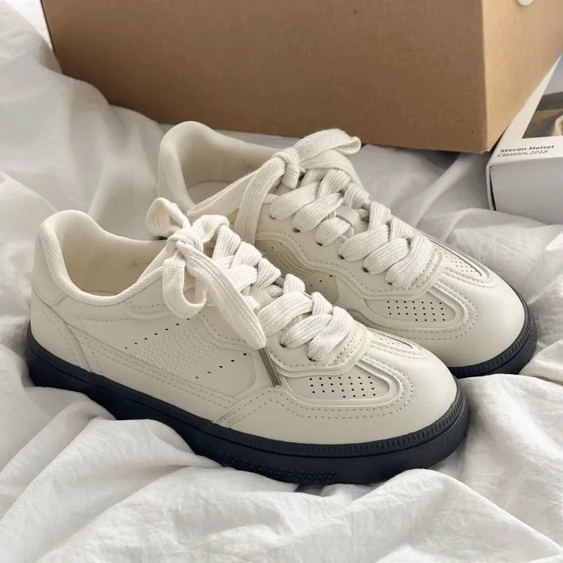 Women'S Shoes Running Sports - Modne Oddychające Białe Buty Damskie Casual