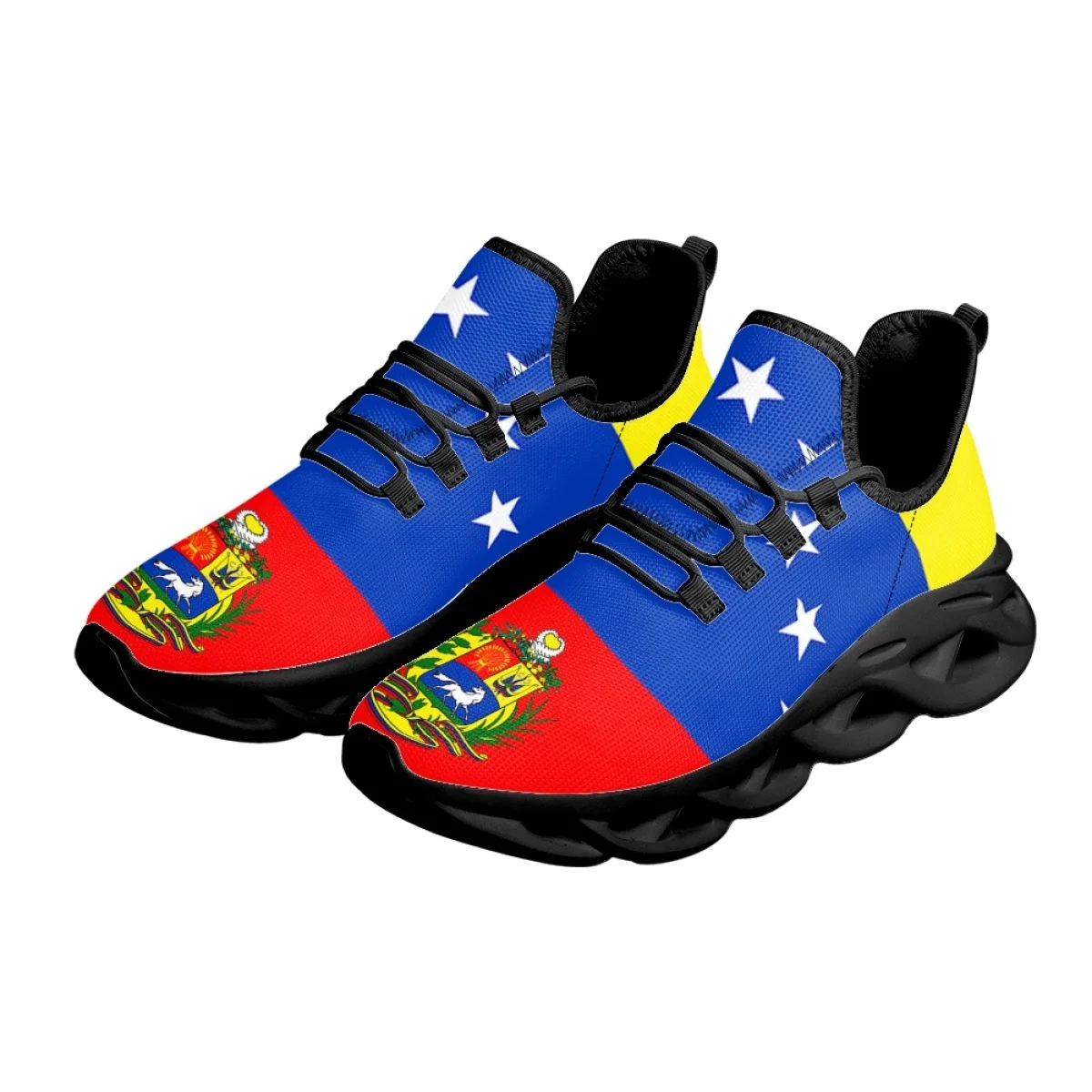 Women Shoes Tennis - Venezuela Flag Sneakers for Womens Mens