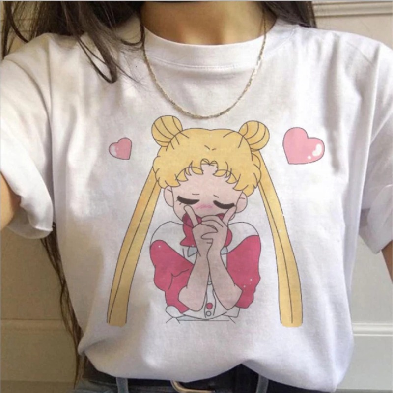 Women'S Shoes In The 90S - Koszulka Lata 90. Anime Sailor Moon