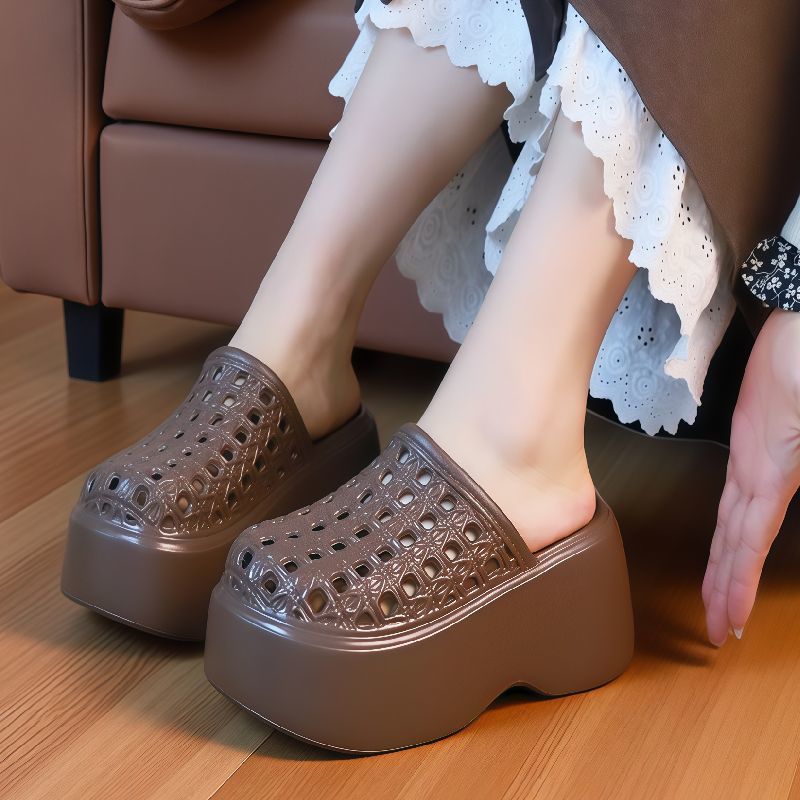 Women'S Shoes Quality - Nowe ażurowe sandały na obcasie EVA