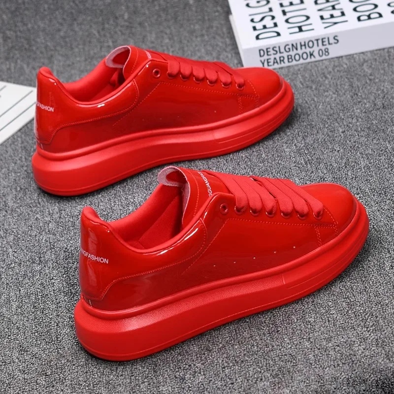 Lakierowane białe buty casualo – Women Shoes Tennis recenzja i cena