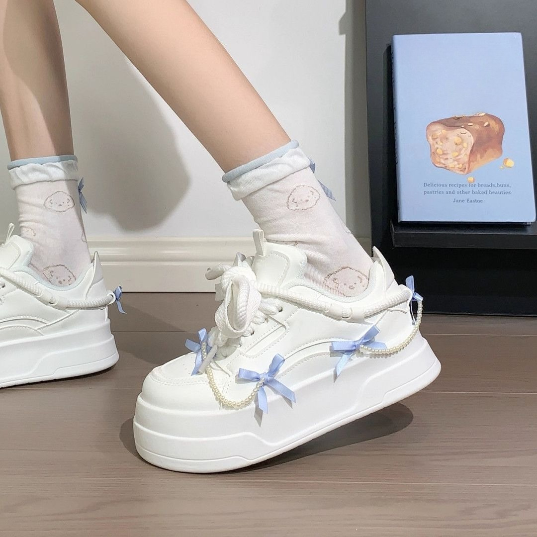 Letnie sneakersy na grubej pla – Women Shoes Hong Kong recenzja i cena