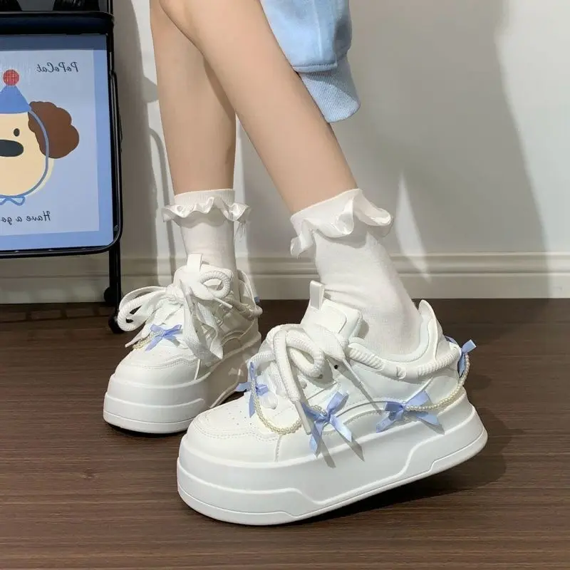 Letnie sneakersy na grubej pla – Women Shoes Hong Kong recenzja i cena
