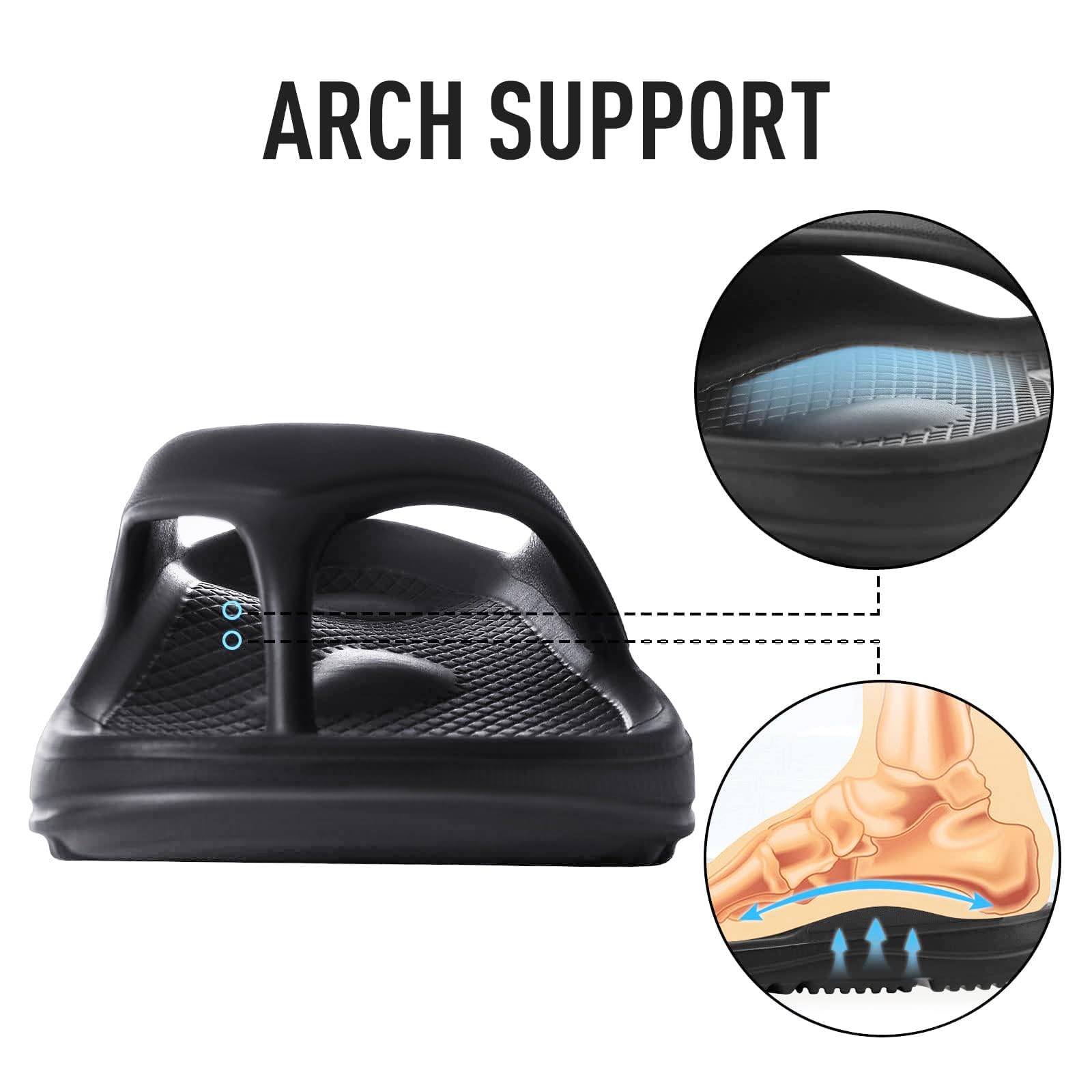 Klapki ortopedyczne Litfun dla – Women'S Shoes With Arch Support recenzja i cena