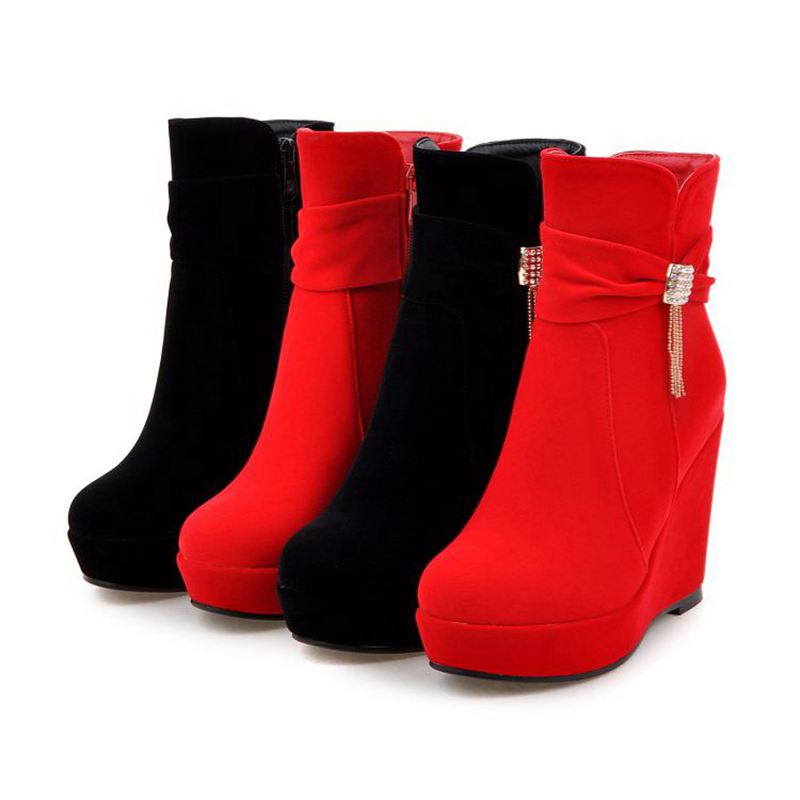 ORCHALISA Glam Red Damskie Bot – Women'S Shoes Extended Sizes recenzja i cena