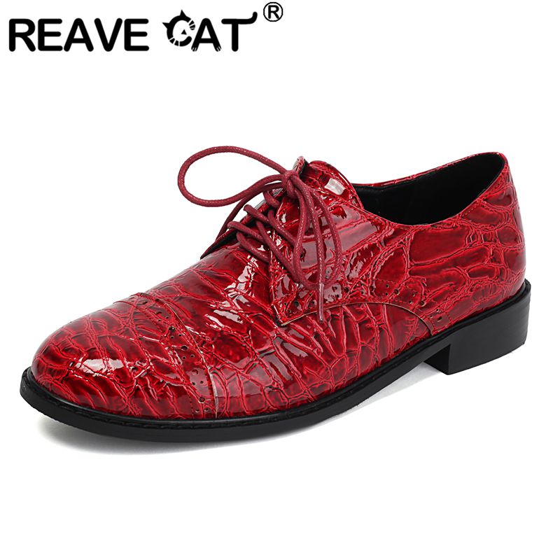 REAVE CAT Zielone Błyszczące D – Women'S Shoes Extended Sizes recenzja i cena