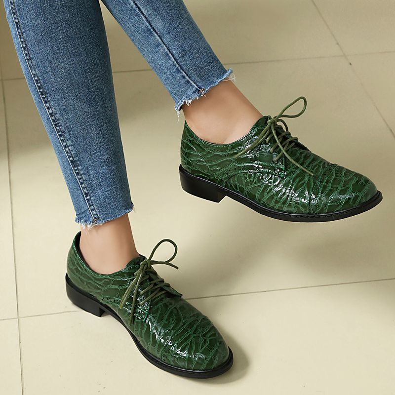 REAVE CAT Zielone Błyszczące D – Women'S Shoes Extended Sizes recenzja i cena