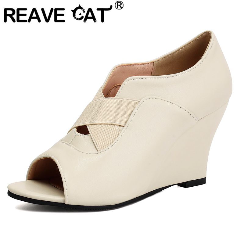 REAVE CAT Czarne Damskie Sanda – Women'S Shoes Extended Sizes recenzja i cena