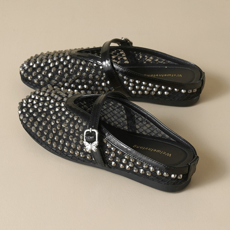 Klapki damskie z siateczki i d – Mule Slip On recenzja i cena