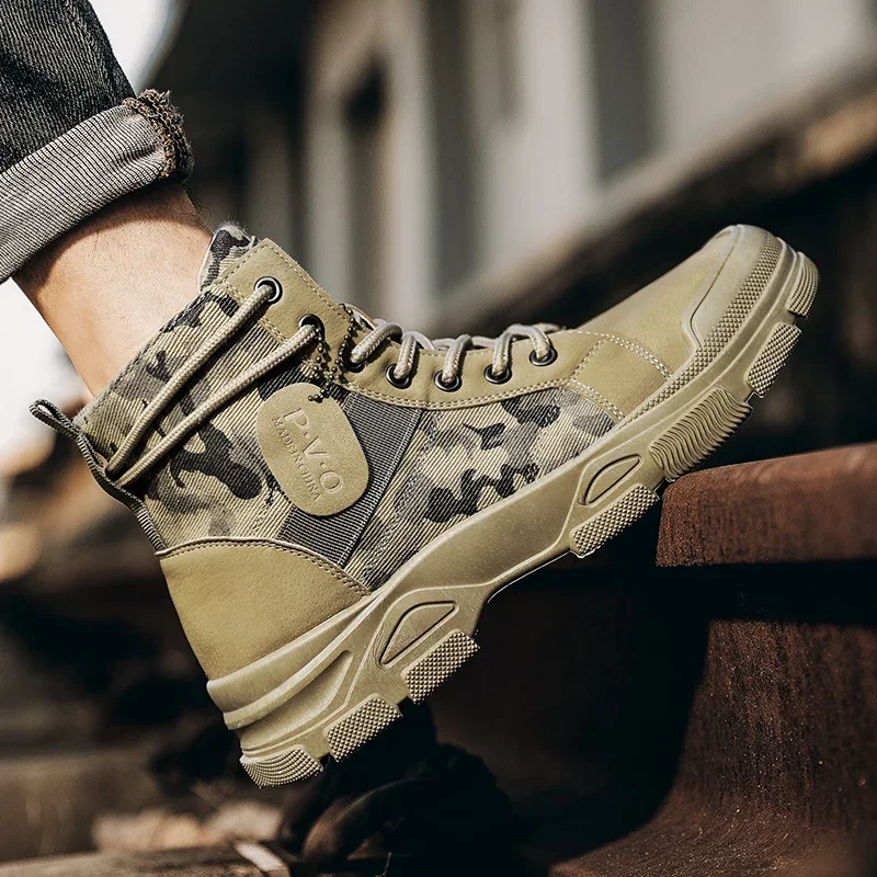Wysokie buty męskie jesienne k – Suede Ankle Boot recenzja i cena