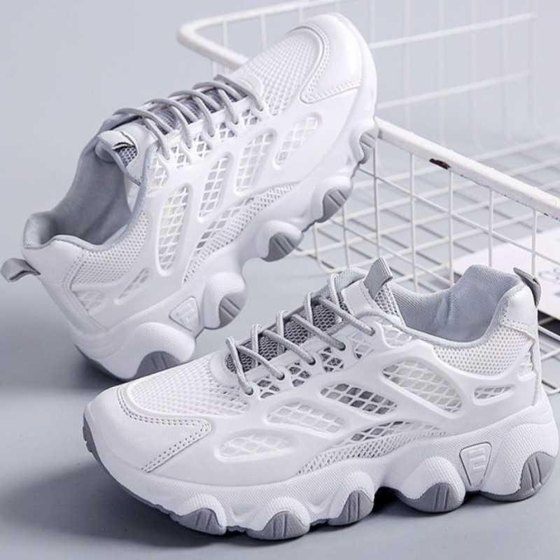 Oddychające sneakersy z siatec – Women'S Shoes Running Sports recenzja i cena