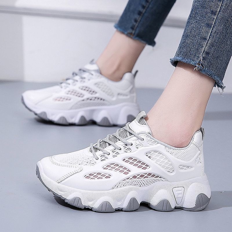Oddychające sneakersy z siatec – Women'S Shoes Running Sports recenzja i cena