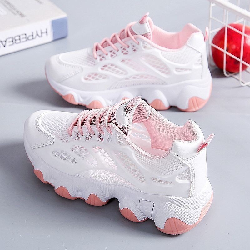 Oddychające sneakersy z siatec – Women'S Shoes Running Sports recenzja i cena