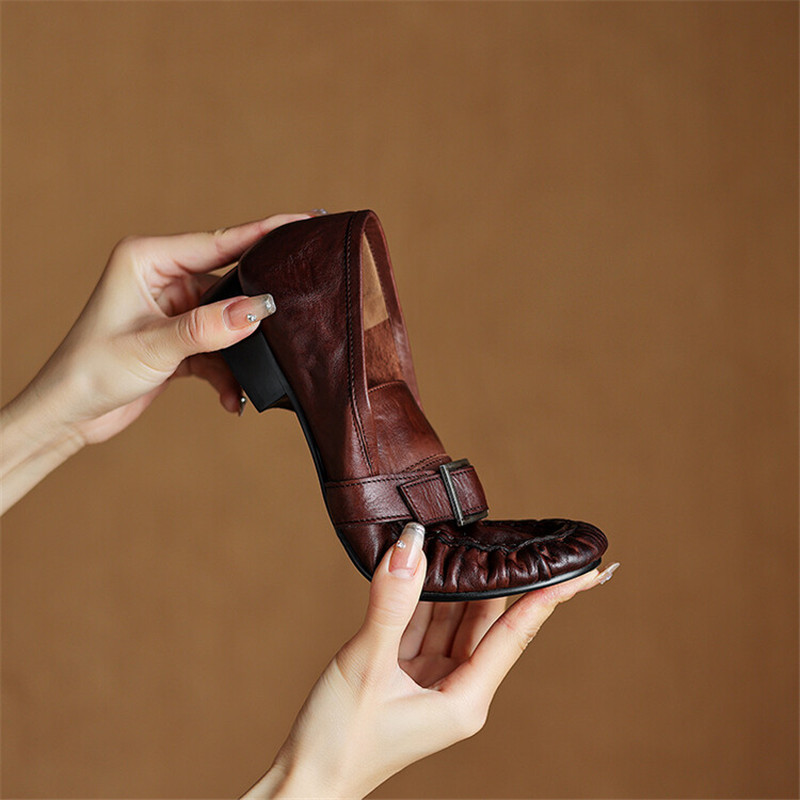 New Autumn Genuine Leather Wom – Women'S Heels recenzja i cena