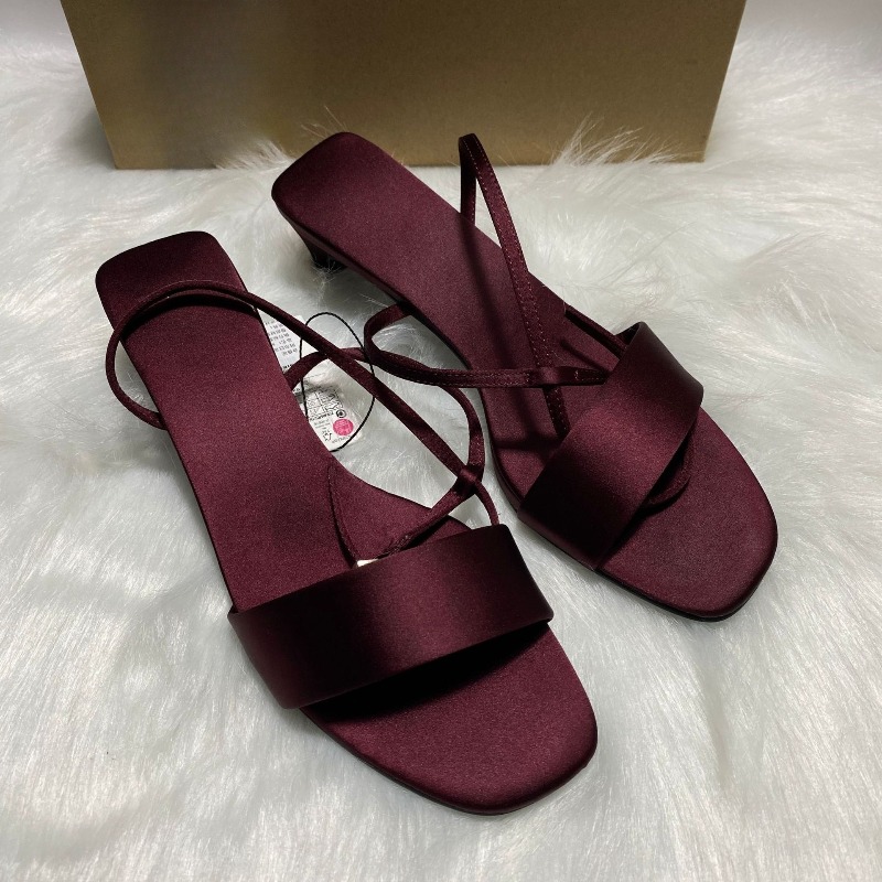 Luksusowe satynowe sandały dam – Women Shoes Brand recenzja i cena