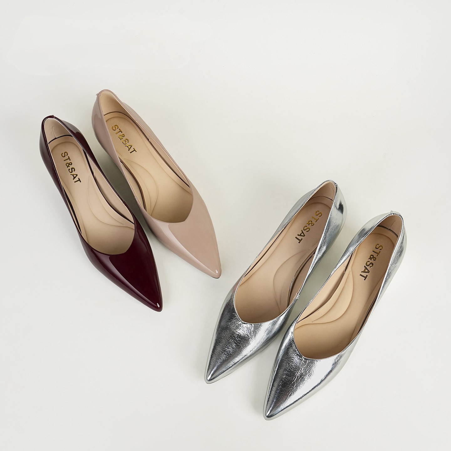 Szpiczaste baleriny z niskim w – Women'S Shoes For Work recenzja i cena