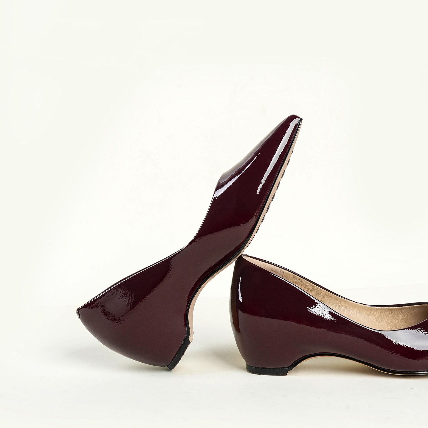 Szpiczaste baleriny z niskim w – Women'S Shoes For Work recenzja i cena