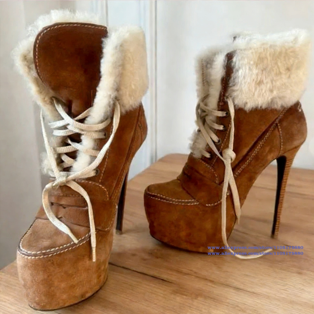 Brązowe zamszowe botki na szpi – Suede Ankle Boot recenzja i cena