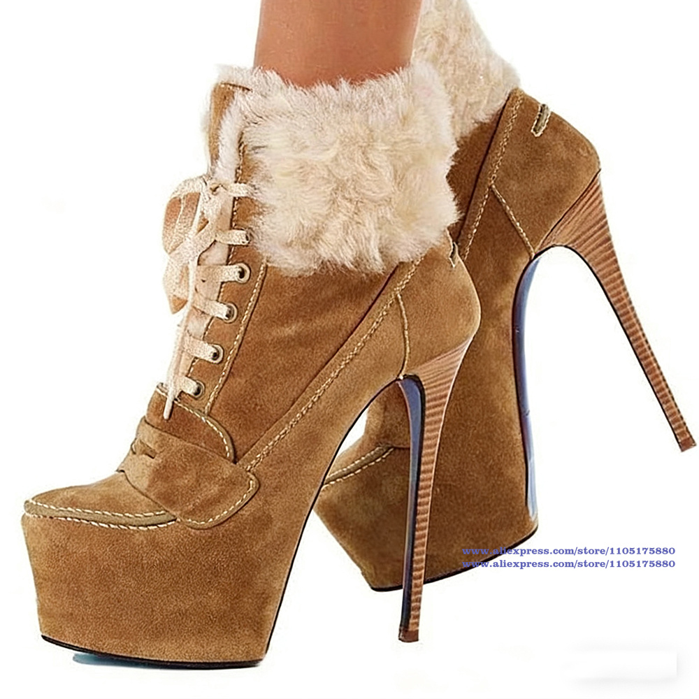 Brązowe zamszowe botki na szpi – Suede Ankle Boot recenzja i cena