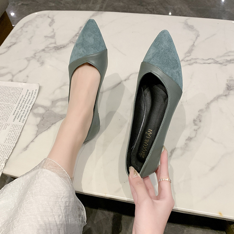 Czarne skórzane buty damskie n – Pointed Toe Flat recenzja i cena