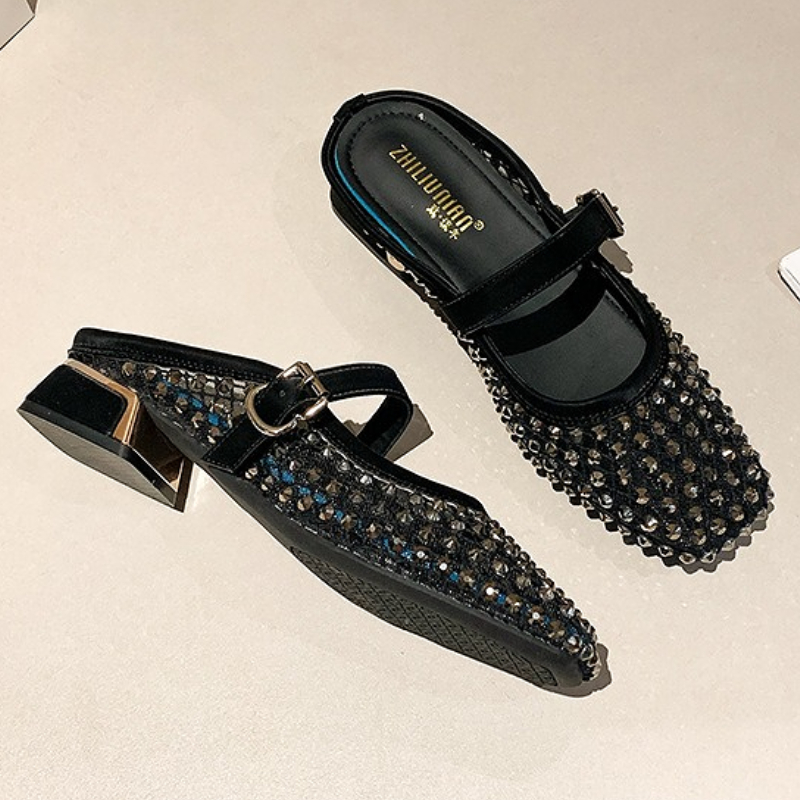 Klapki damskie z siateczki, zd – Mule Slip On recenzja i cena