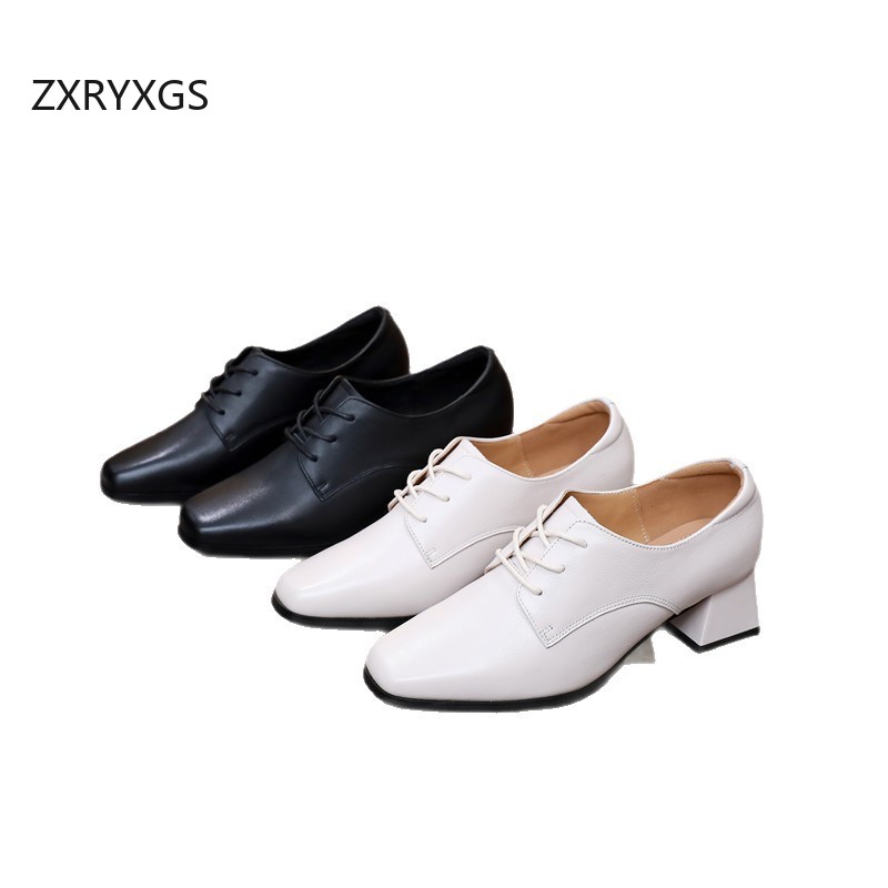 ZXRYXGS 2025 Skórzane sznurowa – Women Shoes Size 4 In Cm recenzja i cena