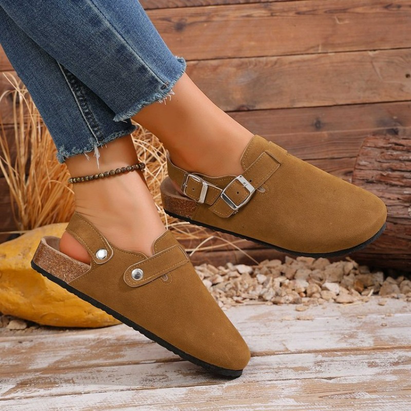 Damskie mule ze skóry zamszowe – Women'S Shoes With Arch Support recenzja i cena