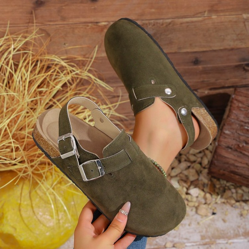 Damskie mule ze skóry zamszowe – Women'S Shoes With Arch Support recenzja i cena