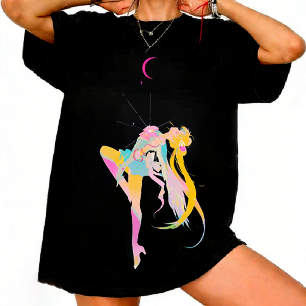 Koszulka Sailor Moon Retro Ani – Women'S Shoes In The 90S recenzja i cena