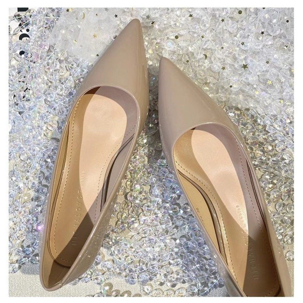 Francuskie szpilki ze skóry la – Pointed Toe Flat recenzja i cena