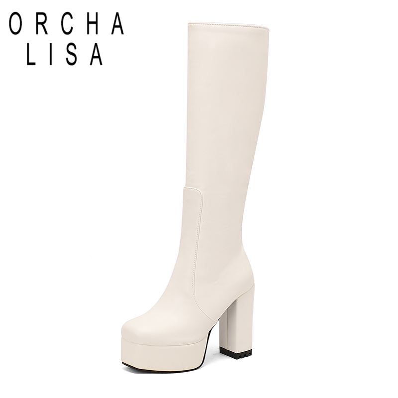 ORCHALISA Glam Ladies Kozaki z – Women'S Shoes Extended Sizes recenzja i cena