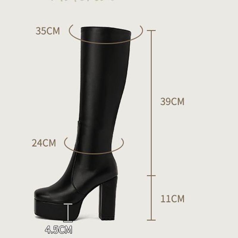ORCHALISA Glam Ladies Kozaki z – Women'S Shoes Extended Sizes recenzja i cena